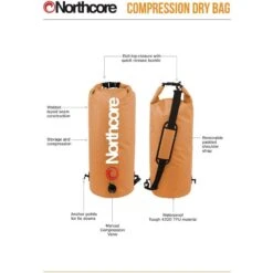 Northcore 20L Compression Bag 8 Northcore 20L Compression Bag -Mystic Shop 202220Northcore2030L20Compression20Bag20 20Orange20diagram.2000x2000