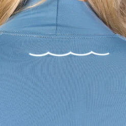 Gul Womens Recore Short Sleeve UV Rashguard -Mystic Shop 202320Gul20Womens20Recore20Short20Sleeve20Rashguard20Rg0330 B920Blue20Grey20Close20Up2011.2000x2000