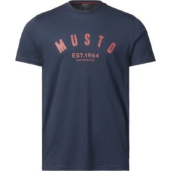 MUSTO Mens Marina Short Sleeve Tee