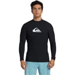 Quiksilver Mens Heater Long Sleeve Rash Vest