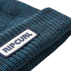 Rip Curl Icons Regular Beanie Hat -Mystic Shop 202320Rip20Curl20Icons20Beanie201C8MHE20 20Deep20Ocean20Close20Up.2000x2000