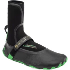 Custom Pro 2.0 3mm Wetsuit Boots -Mystic Shop 42138 202220Solite20Custom20Pro202.0203mm20Wetsuit20Boot202100120 20Green20Black20Side20Angled.2000x2000