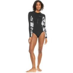 Roxy Womens New Panels Detail Long Sleeve Surf Suit -Mystic Shop 43514 202320Roxy20Womens20New20Panels20Detail20Long20Sleeve20Onesie20ERJWR0363220 20Anthracite20Full.2000x2000