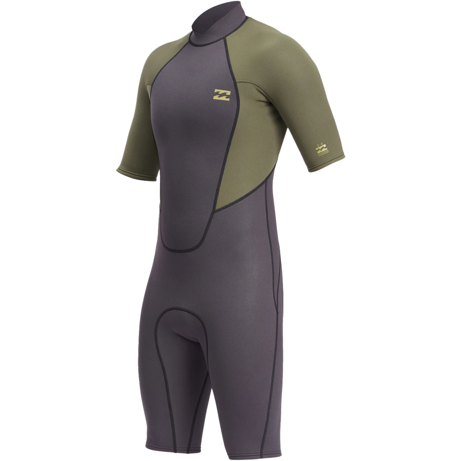 Billabong Mens Intruder 2/2mm Back Zip Shorty Wetsuit 4 Billabong Mens Intruder 2/2mm Back Zip Shorty Wetsuit - Image 2