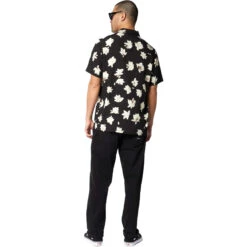 Mystic Mens Bloom Shirt -Mystic Shop 44349 202320Mystic20Mens20Bloom20Shirt2035105.23014120 20Black 20Back.2000x2000