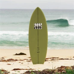 Dakoda Bullet Epoxy Softboard -Mystic Shop 44480 202320Ocean20and20Earth20Dakoda20Bullet20Epoxy20Softboard20OESBSD20 20Olive20Lifestyle203.2000x2000