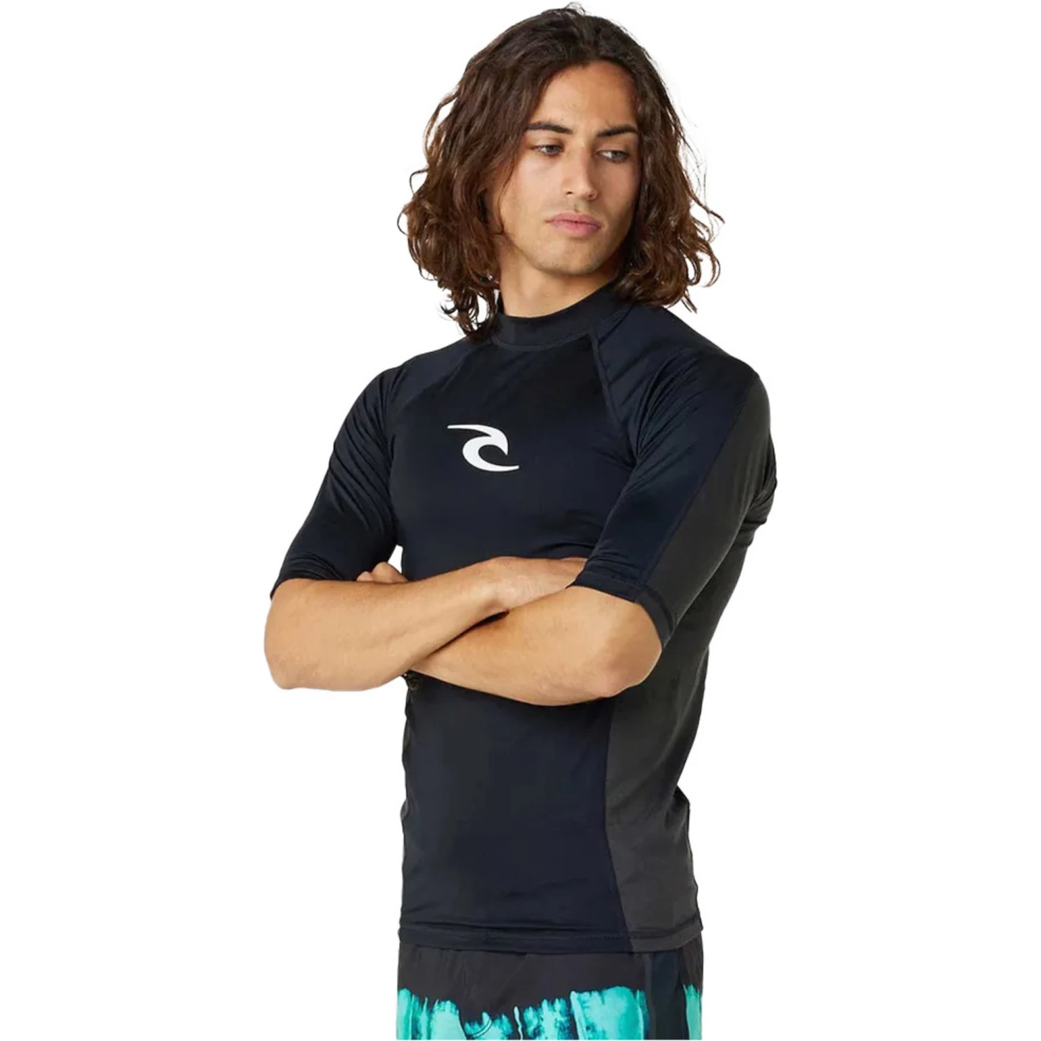 Rip Curl Mens Waves UPF Performance Short Sleeve Rash Vest 6 Rip Curl Mens Waves UPF Performance Short Sleeve Rash Vest - Image 4