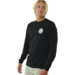 Rip Curl Mens Wetsuit Icon Long Sleeve T-Shirt -Mystic Shop 44723 202320Rip20Curl20Mens20Wetsuit20Icon20Long20Sleeve20T Shirt200CCMTE20 20Black204.2000x2000