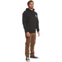 Quiksilver Mens Omni Logo Hoodie -Mystic Shop 45623 202320Quiksilver20Mens20Omni20Logo20Hoodie20EQYFT0483420 20Black20front.2000x2000