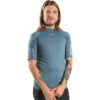 Gul Mens Xola Short Sleeve Rash Vest -Mystic Shop Gul Mens Xola Short Sleeve Rash RG0338 B9 Blue Stone 1.2000x2000