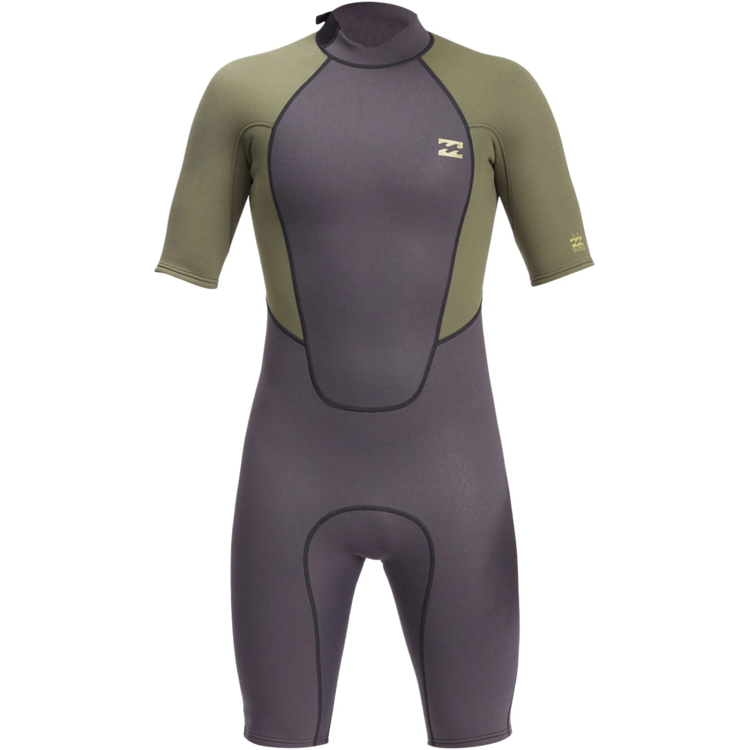 Billabong Mens Intruder 2/2mm Back Zip Shorty Wetsuit 3 Billabong Mens Intruder 2/2mm Back Zip Shorty Wetsuit