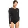Roxy Womens Essentials Long Sleeve UV Surf Suit -Mystic Shop erjwr03432 essentialsonesiebackzip2Cw kvj0 frt1.2000x2000